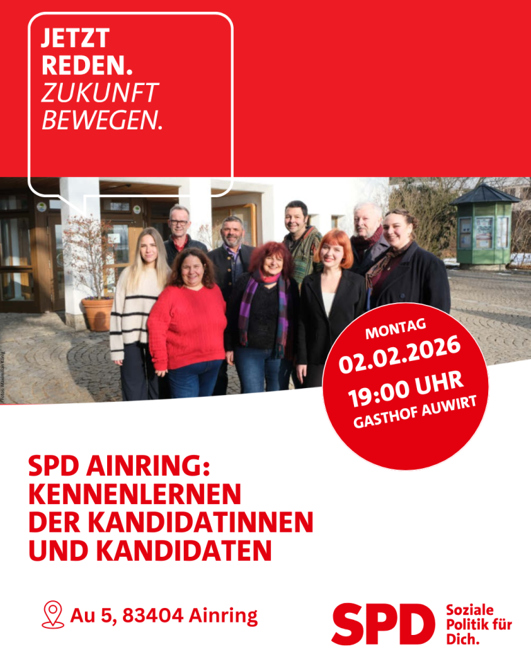 Kandidatenvorstellung SPD Ainring